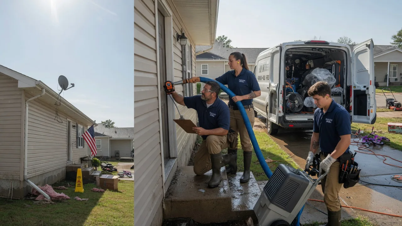 Ceiling Water Damage Restoration in Kalamazoo, MI near me